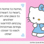 Merry Christmas Quotes Xmas Crimbo Hello Kitty Quote Sayings Pics