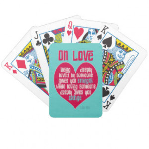 Quotes Playing Cards, Quotes Deck of Cards for Poker