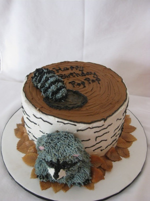 Coondog Hunting Birthday Cake