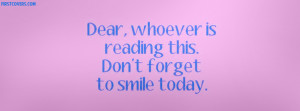 Dont Forget To Smile Today cover