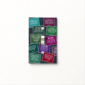 Football Quotes Light Switch Cover