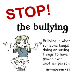 What To Do About Bullying In School2 by Norma Doiron*•჻., via ...