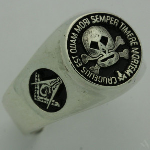Masonic Mortality Ring Picture # 6