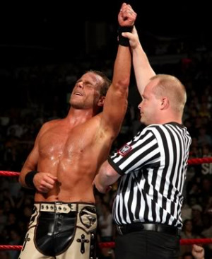 Shawn Michaels Wins Against Chris Jericho Picture