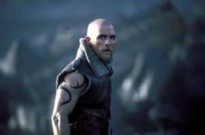 Matthew McConaughey shaved-off his head for the movie Reign of Fire .