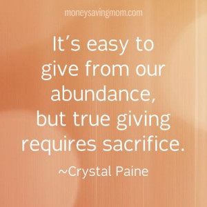 my time and effort is an area where I often struggle. I can be stingy ...