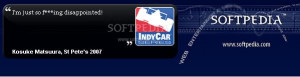 Indy Racing Quotes screenshot 1 - After adding this widget to the ...