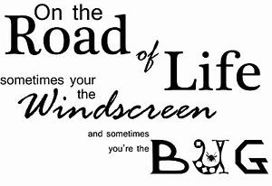 On-The-Road-Of-Life-a-Humorous-Funny-Quote-Wall-Art-Sticker-Decal ...