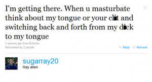 hacked into his Twitter account and sent out the one erotic message ...