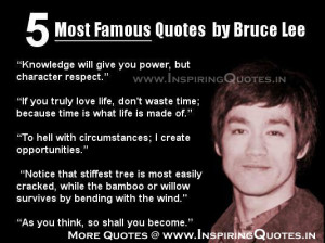 Bruce Lee Inspirational Quotes, Famous Bruce Lee Quotes Thoughts ...