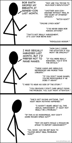 Sexual Harassment Conversations, in Comic Form