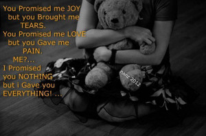 -breakup quotes http://www.quotesonimages.com/92979/you-promised ...