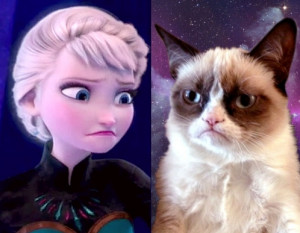 Grumpy Cat Quotes Frozen Elsa