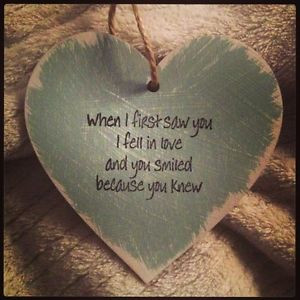 ... about Shabby Chic Wooden Heart, Sign, Quote, Personalised Love Quote