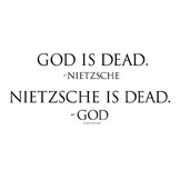 Pictures nietzsche is dead god funny german philosophy t shirt ebay ...