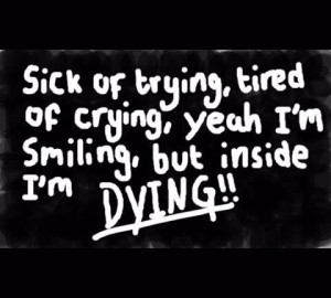 Sick, and Tires but still Smiling