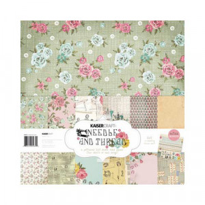 Kaisercraft - Needle and Thread Collection - 12 x 12 Paper Pack