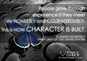 people grow through experience if they meet life quote by eleanor