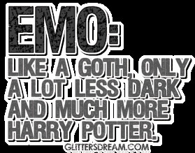 emo like a gothic