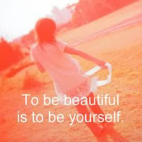 lonely girl quotes photo: be yourself be beautiful photography girl ...