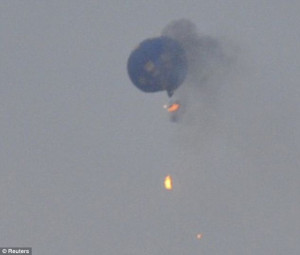 ... balloon because the fire would cause the balloon to travel higher