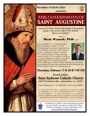 The Confessions of Saint Augustine: Part One, February 17, 2011