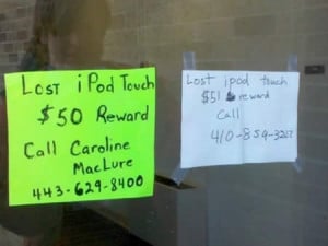 Funny Lost and Found Signs