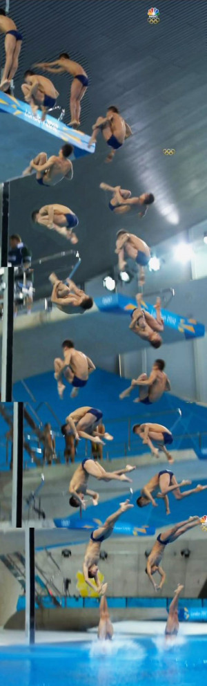 Olympics synchronized diving