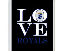 Love Kansas City Royals Baseball - Any Team & Color - Word Quote - Man ...