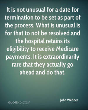 It is not unusual for a date for termination to be set as part of the ...