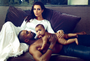 Kim Kardashian and Kanye West introduced daughter North in Vogue ...