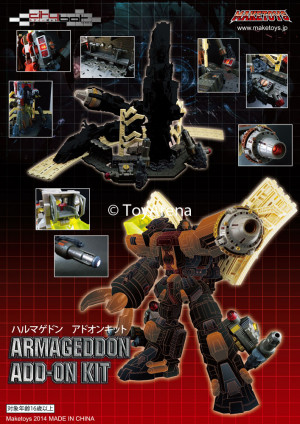 Fansproject Citybot Armageddon Add-On Kit Transformers Action Figure