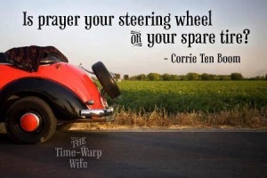 Corrie Ten Boom quote on prayer