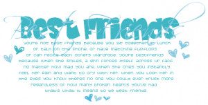 Best Friend Quotes, Best Friend Myspace Quotes