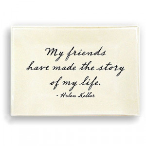 Home » Gift » Glass Tray with Helen Keller Quote