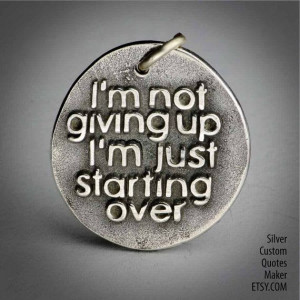 am not giving up ... Inspirational Quotes by CustomQuotesMaker, $21 ...