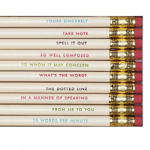 kate spade new york pencil set - what's the word set of 10 $20