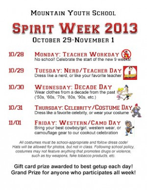 School Spirit Week