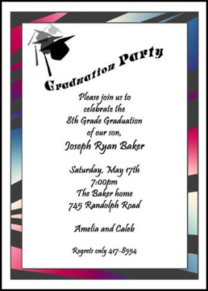 ... Graduate Party Invitations with Graduation Caps, Guaranteed to Impress