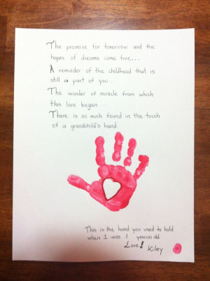 Grandparents Day Handprint Poems For Preschoolers Kootationcom Picture