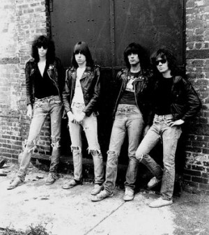 ... to right: Joey Ramone, Johnny Ramone, Dee Dee Ramone and Tommy Ramone