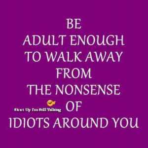 Shut up I'm still talking