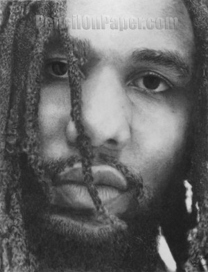 Portrait Drawing Bob Marley