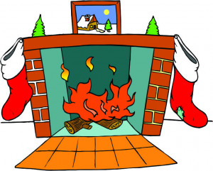 ... fireplace with a christmas fire place clip art christmas fireplace