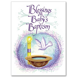 Catholic Baby Baptism Cross Clip Art
