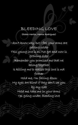 bleeding love bleeding love lyrics bleeding love leona lewis