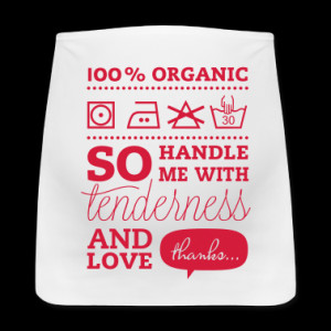 Typographic Laundry Tag TLC Tender I Love Care funny t-shirts T-Shirts