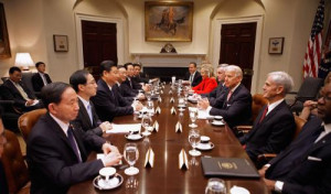 Xi in D.C., meets former U.S. officials 3 years ago