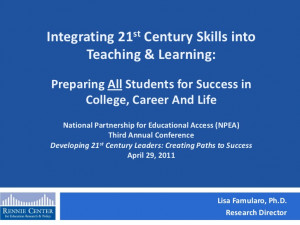 Integrating 21st Century Skills into Teaching and Learning: Preparing ...