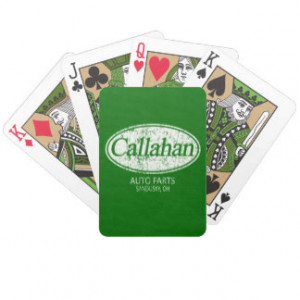 Callahan Auto Parts Bicycle® Playing Cards